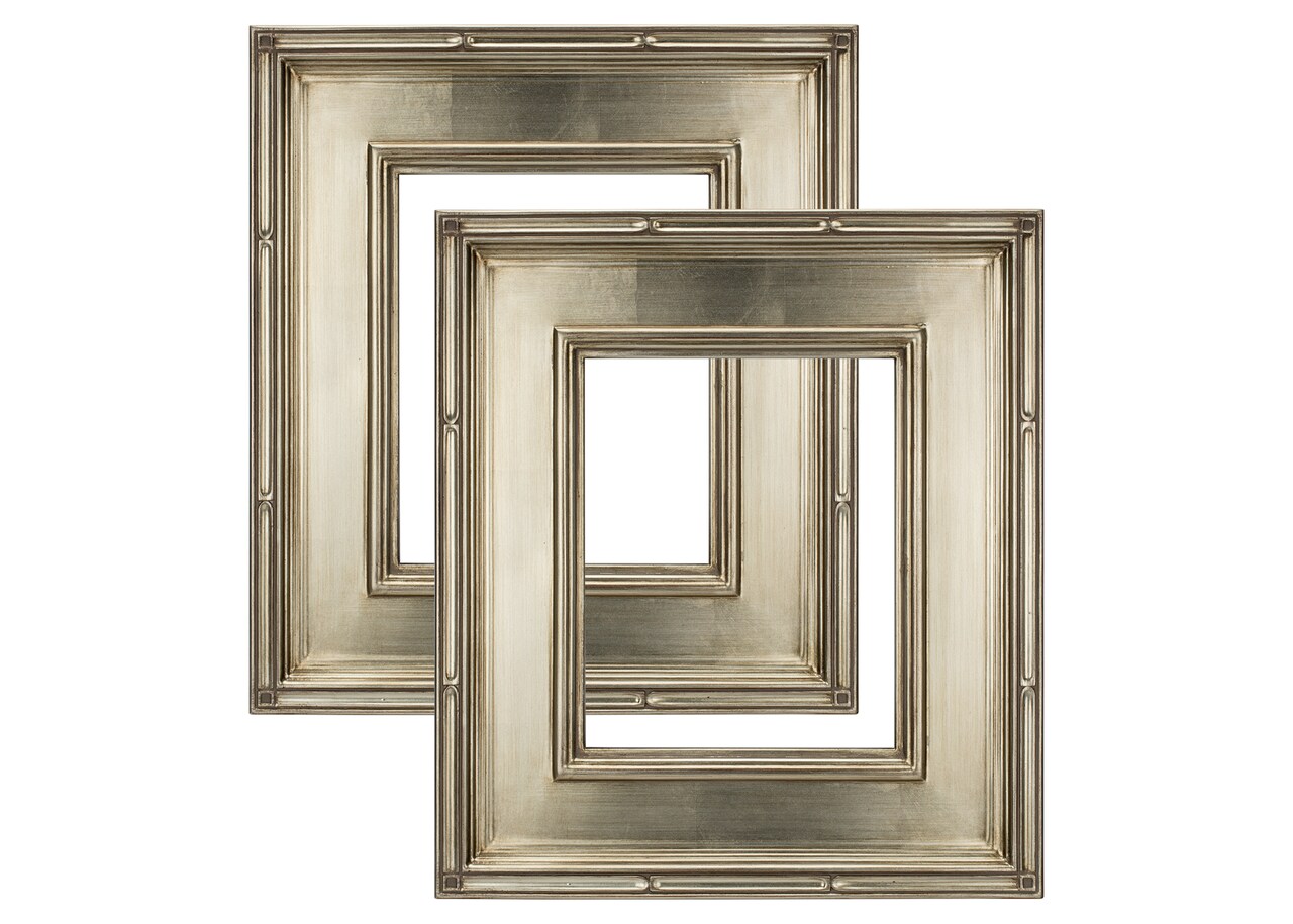 Museum Plein Aire Ornate Picture Frame - Antique Black w/ Gold Oil Painting Frames | High-End Antique Style Frames | Open Back Frames with No Glass or Baking